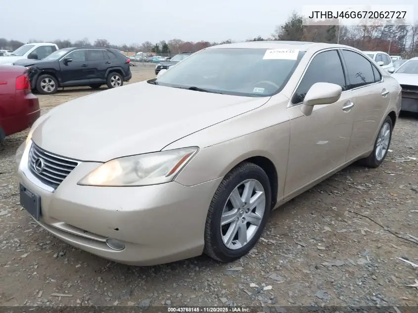 JTHBJ46G672062727 2007 Lexus Es 350