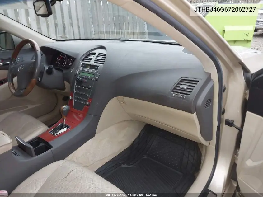 JTHBJ46G672062727 2007 Lexus Es 350