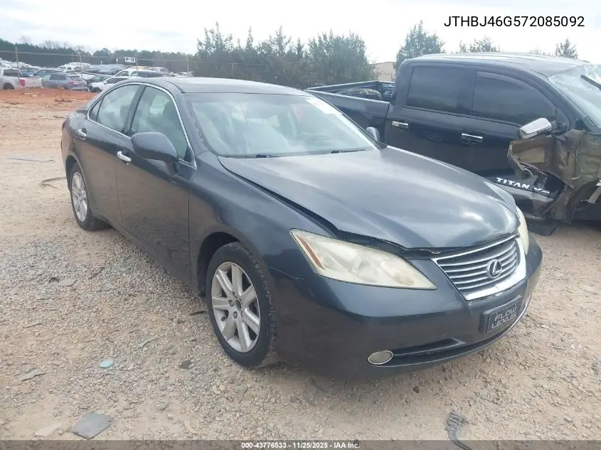JTHBJ46G572085092 2007 Lexus Es 350