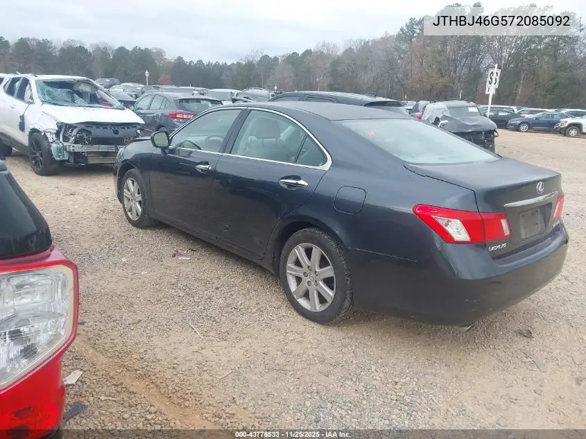 JTHBJ46G572085092 2007 Lexus Es 350