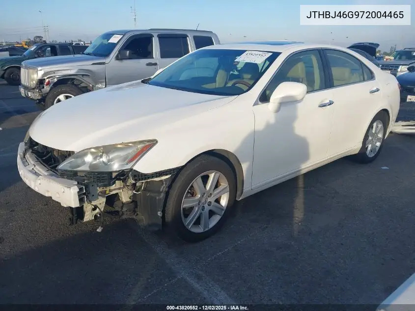 JTHBJ46G972004465 2007 Lexus Es 350