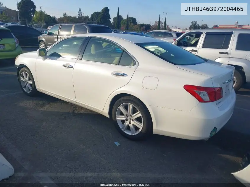 JTHBJ46G972004465 2007 Lexus Es 350