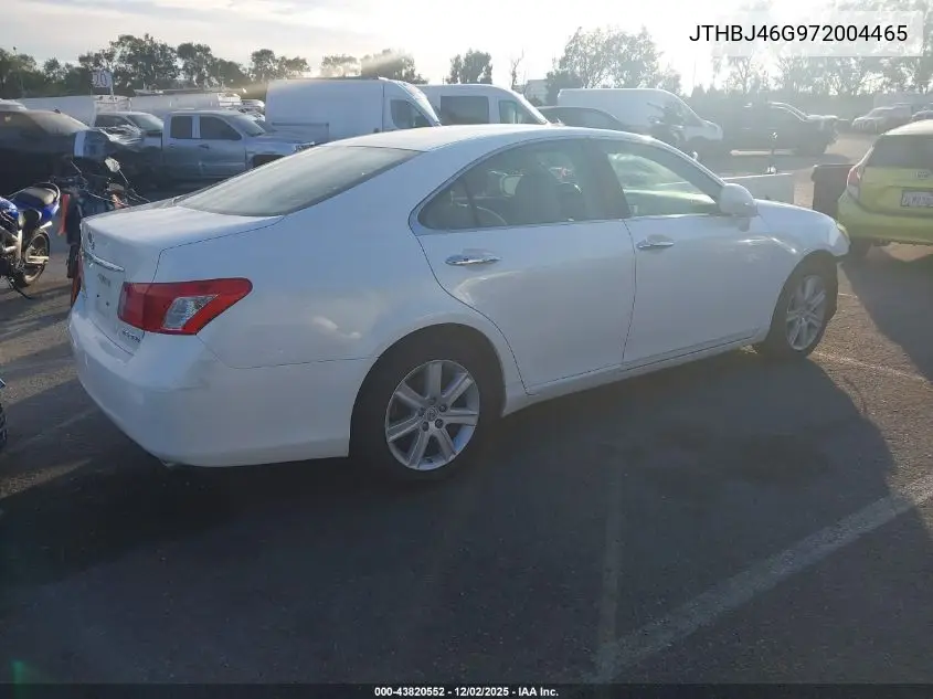 JTHBJ46G972004465 2007 Lexus Es 350