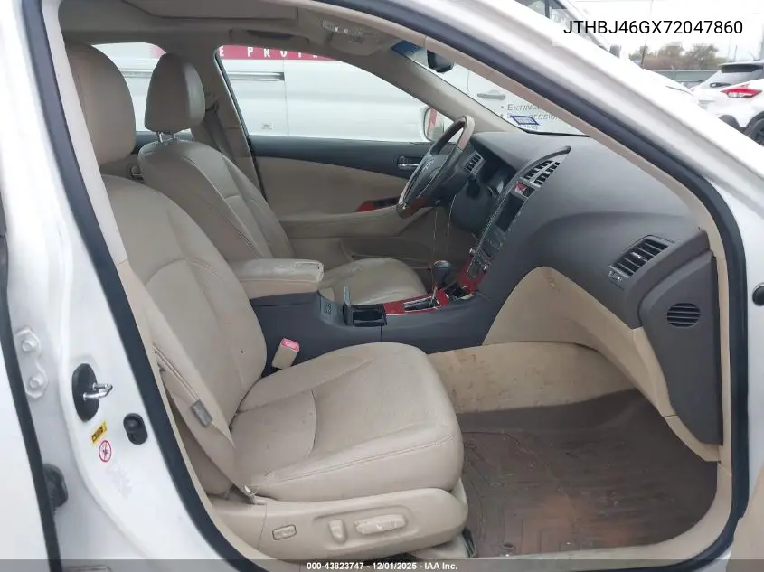 JTHBJ46GX72047860 2007 Lexus Es 350