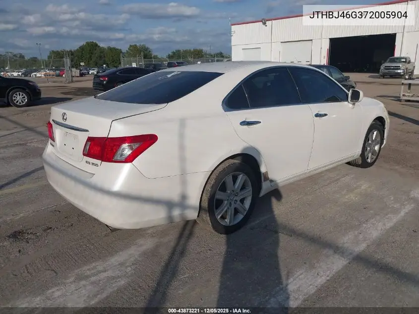 JTHBJ46G372005904 2007 Lexus Es 350