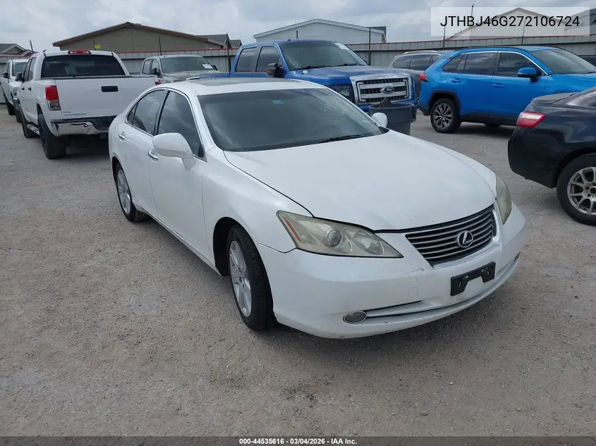 JTHBJ46G272106724 2007 Lexus Es 350