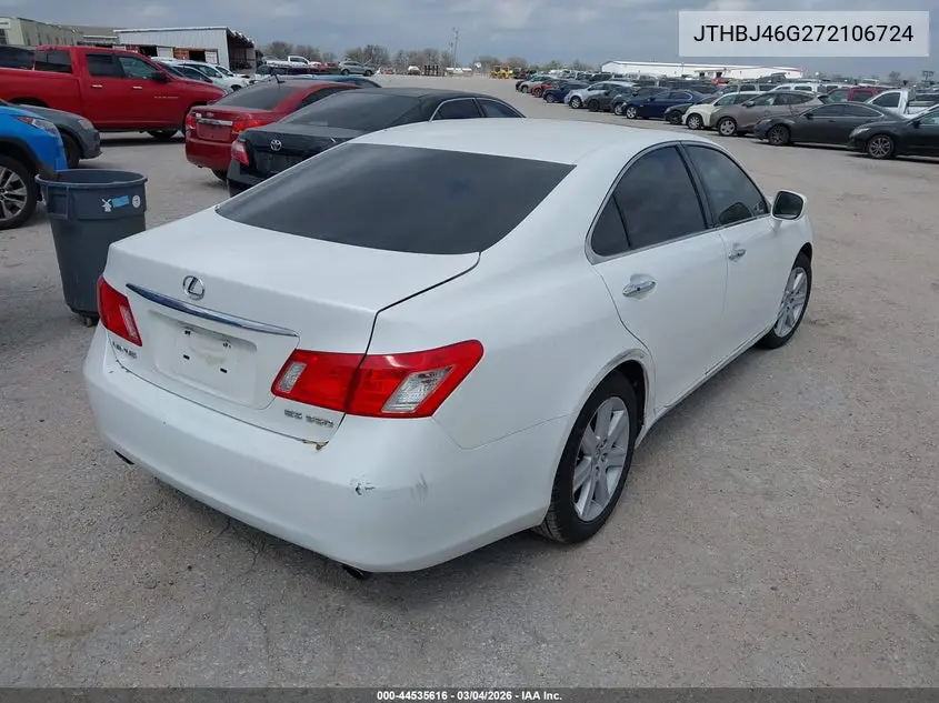 JTHBJ46G272106724 2007 Lexus Es 350