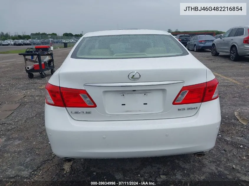 JTHBJ46G482216854 2008 Lexus Es 350