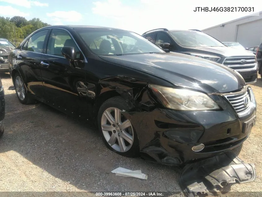 JTHBJ46G382170031 2008 Lexus Es 350