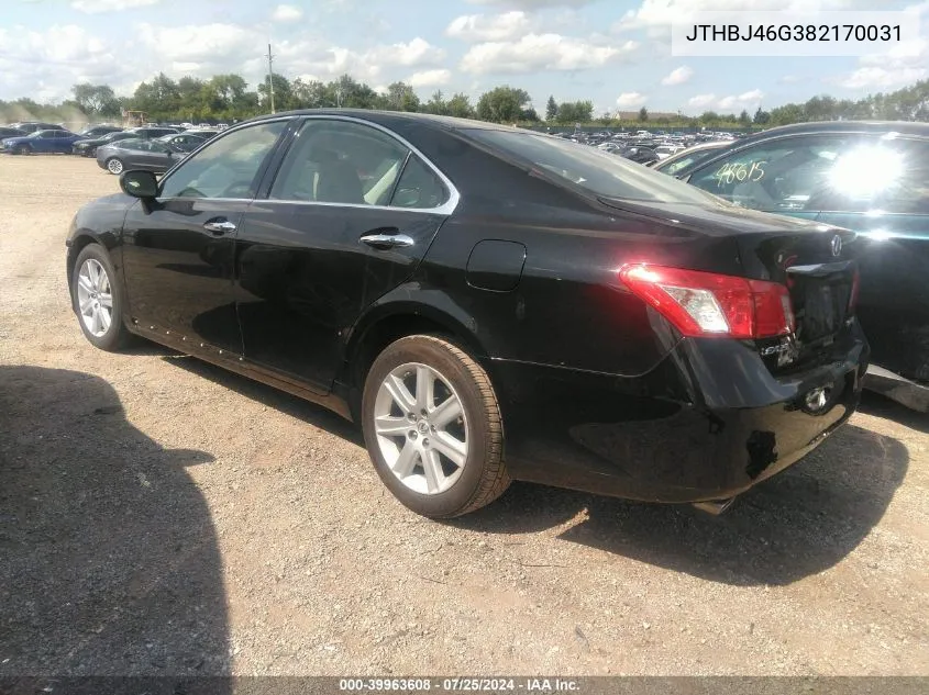 JTHBJ46G382170031 2008 Lexus Es 350