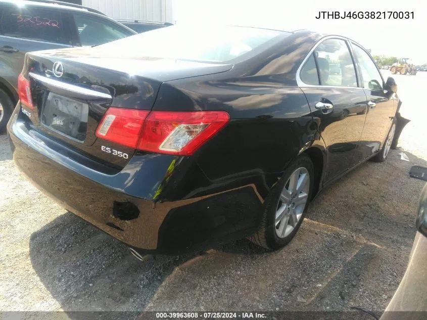 JTHBJ46G382170031 2008 Lexus Es 350