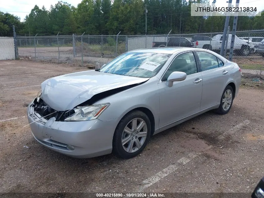 JTHBJ46G582213834 2008 Lexus Es 350