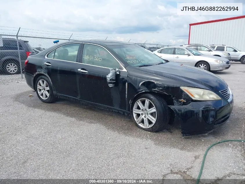 JTHBJ46G882262994 2008 Lexus Es 350