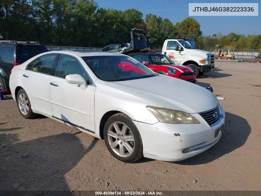 JTHBJ46G382223336 2008 Lexus Es 350