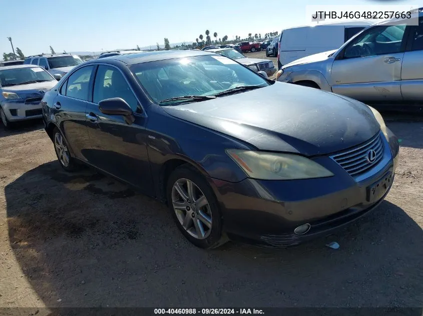 JTHBJ46G482257663 2008 Lexus Es 350