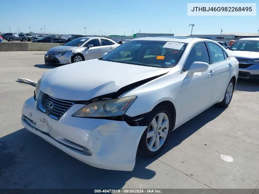 JTHBJ46G982268495 2008 Lexus Es 350