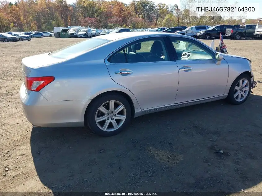 JTHBJ46G782164300 2008 Lexus Es 350