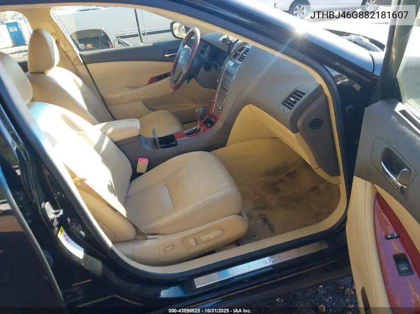 JTHBJ46G882181607 2008 Lexus Es 350