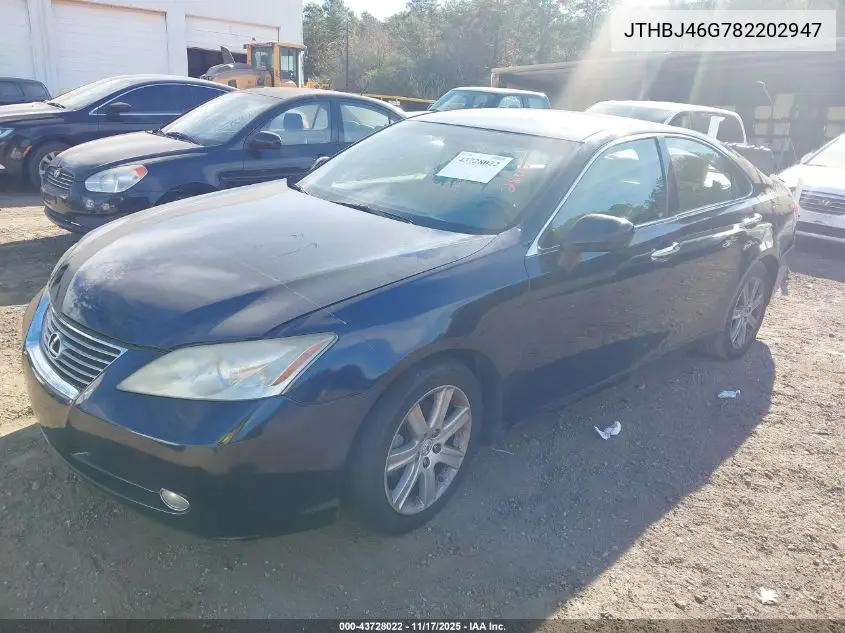 JTHBJ46G782202947 2008 Lexus Es 350