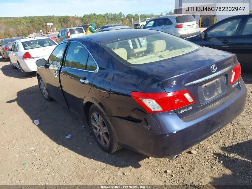 JTHBJ46G782202947 2008 Lexus Es 350