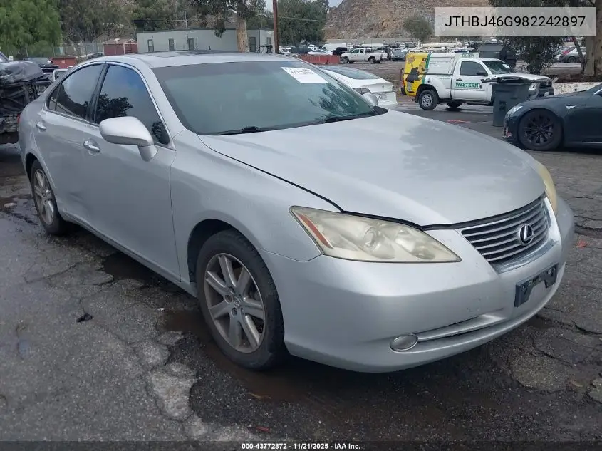 JTHBJ46G982242897 2008 Lexus Es 350