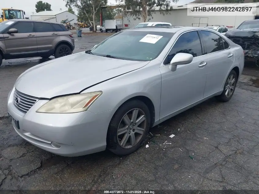 JTHBJ46G982242897 2008 Lexus Es 350