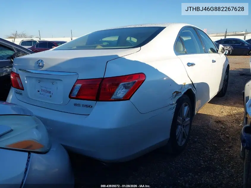 JTHBJ46G882267628 2008 Lexus Es 350