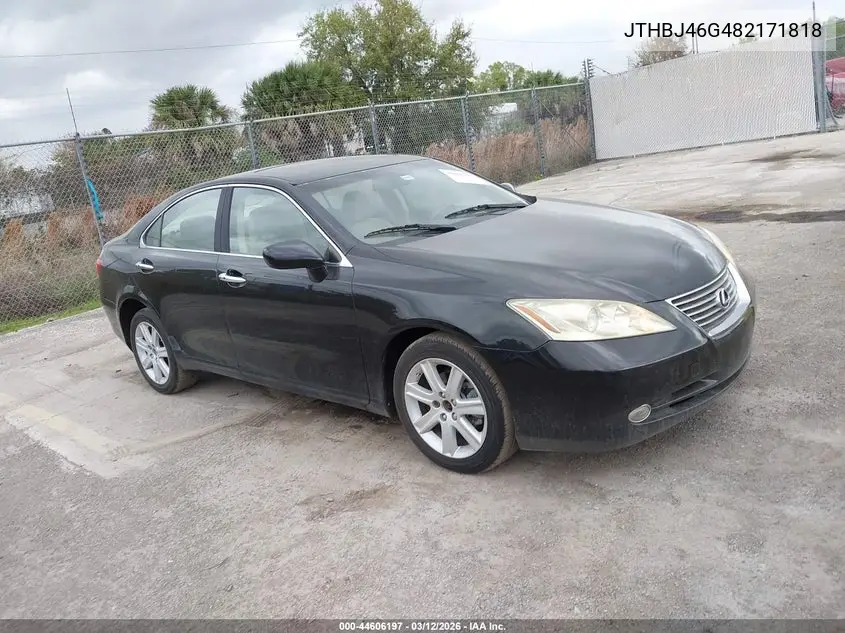 JTHBJ46G482171818 2008 Lexus Es 350