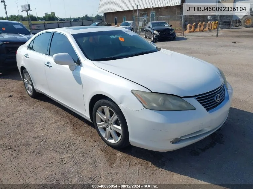 JTHBJ46G092336104 2009 Lexus Es 350