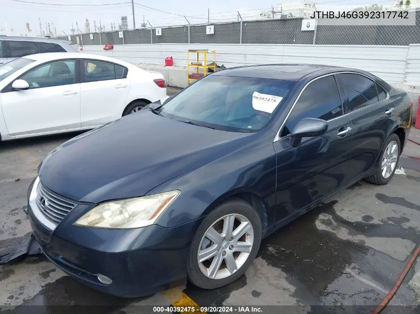 JTHBJ46G392317742 2009 Lexus Es 350