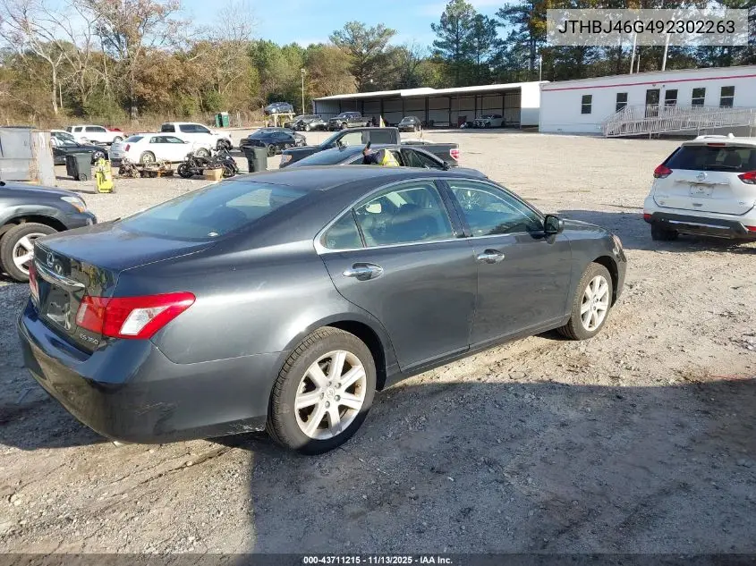 JTHBJ46G492302263 2009 Lexus Es 350