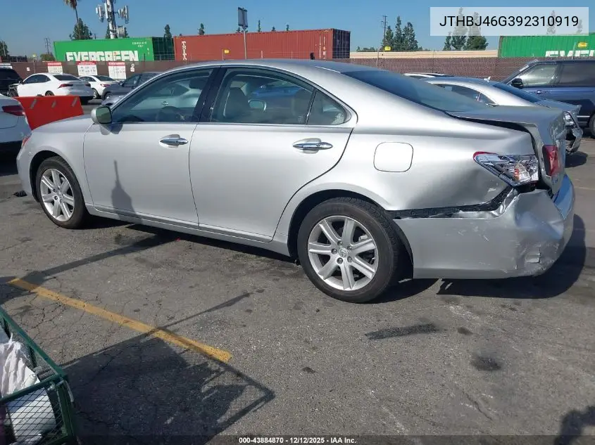 JTHBJ46G392310919 2009 Lexus Es 350