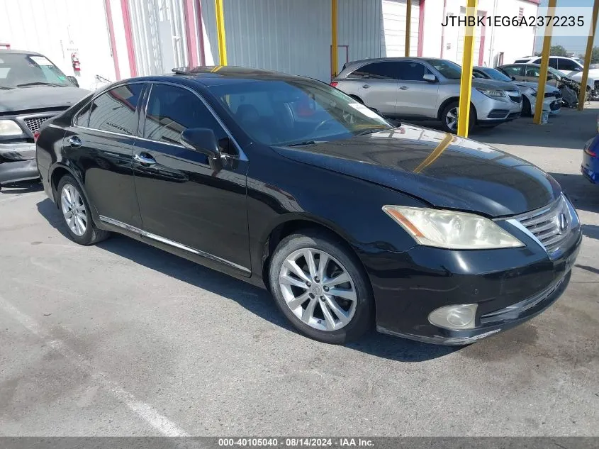 JTHBK1EG6A2372235 2010 Lexus Es 350