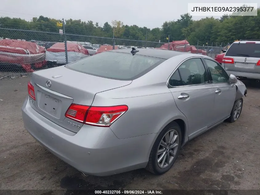 JTHBK1EG9A2395377 2010 Lexus Es 350