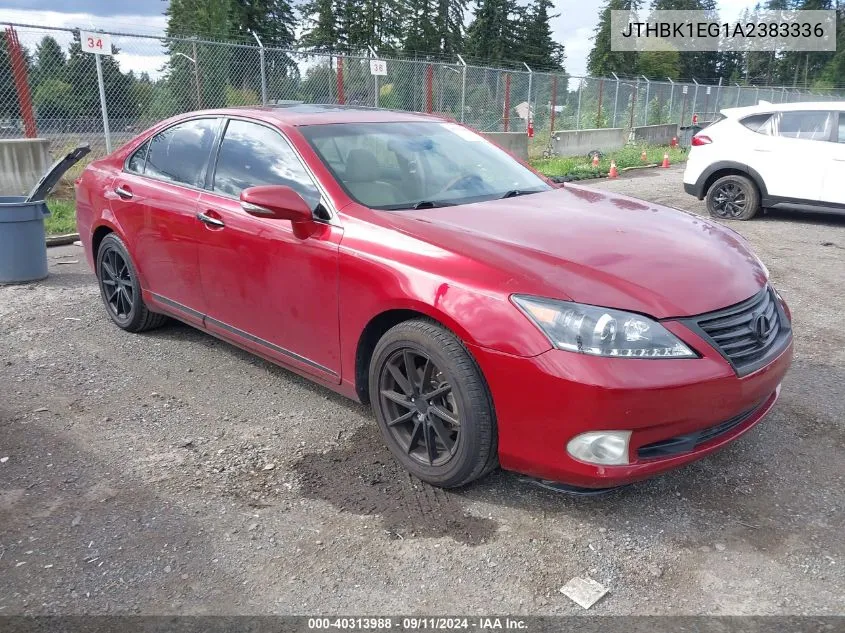 JTHBK1EG1A2383336 2010 Lexus Es 350