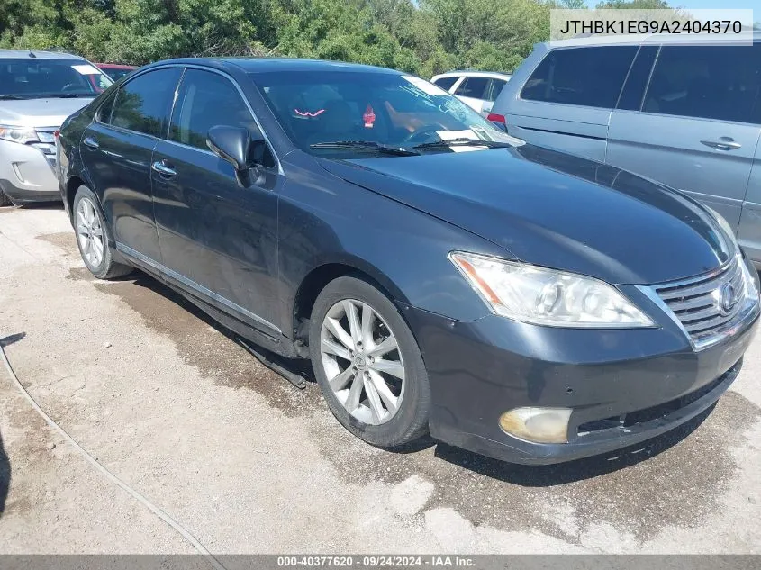 JTHBK1EG9A2404370 2010 Lexus Es 350