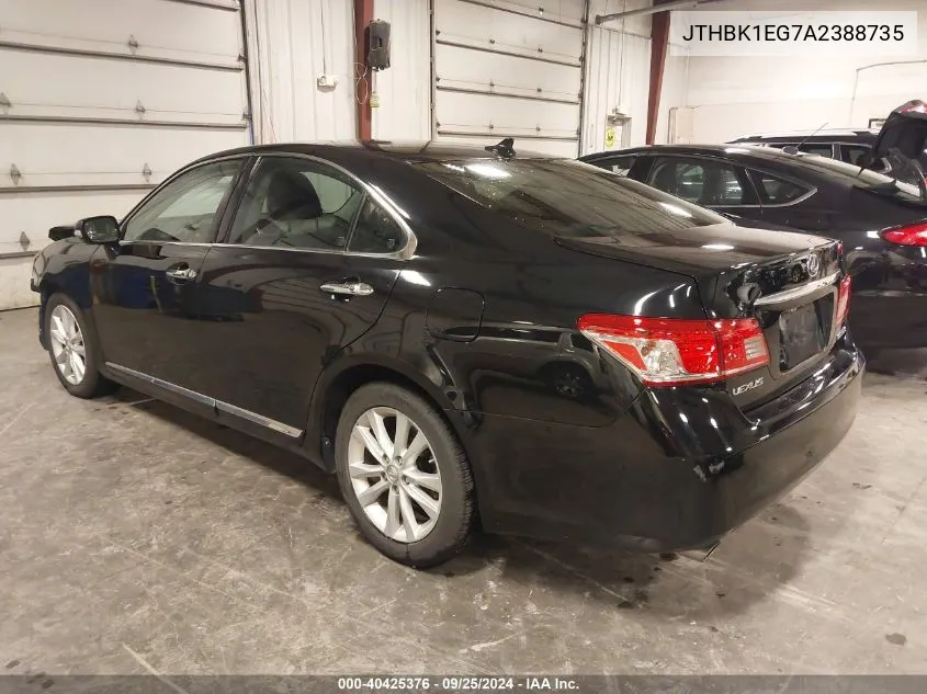 JTHBK1EG7A2388735 2010 Lexus Es 350