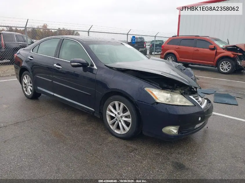JTHBK1EG8A2358062 2010 Lexus Es 350