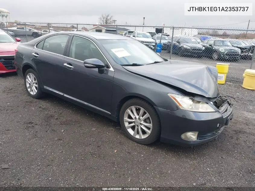 JTHBK1EG1A2353737 2010 Lexus Es 350