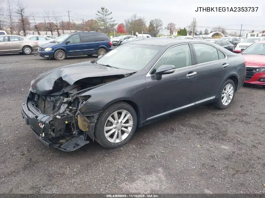 JTHBK1EG1A2353737 2010 Lexus Es 350
