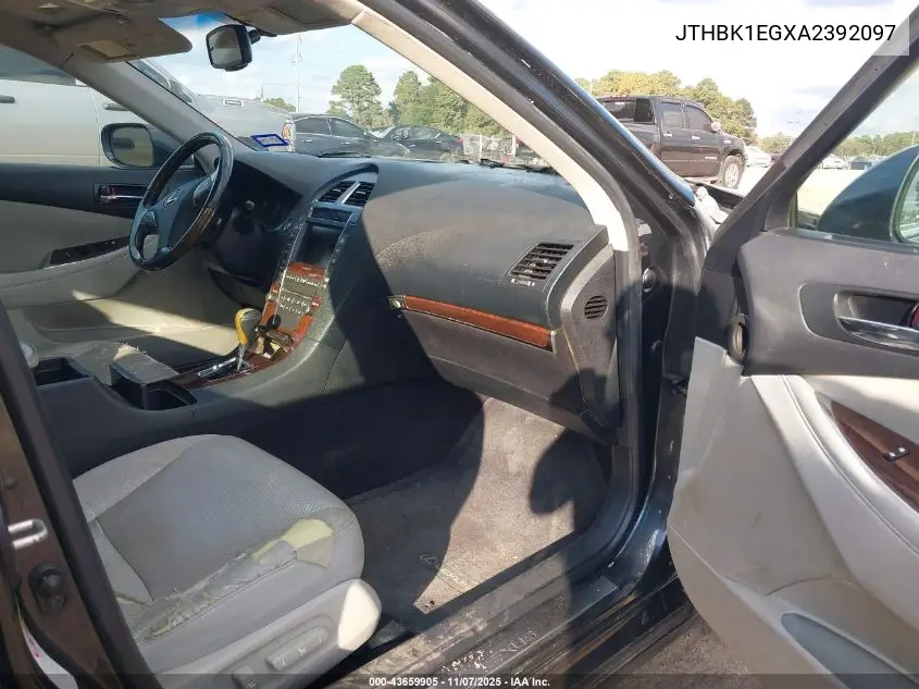 JTHBK1EGXA2392097 2010 Lexus Es 350