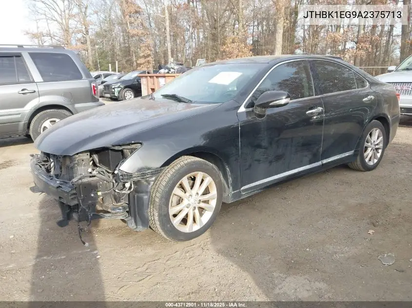 JTHBK1EG9A2375713 2010 Lexus Es 350