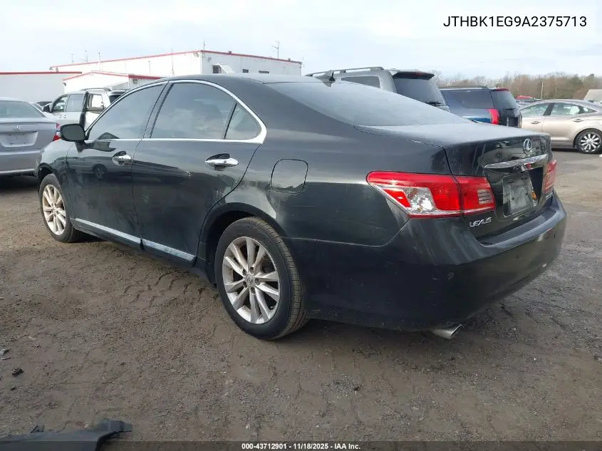 JTHBK1EG9A2375713 2010 Lexus Es 350