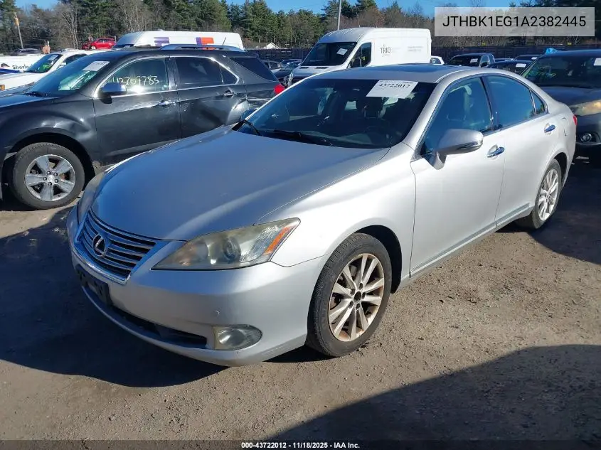 JTHBK1EG1A2382445 2010 Lexus Es 350