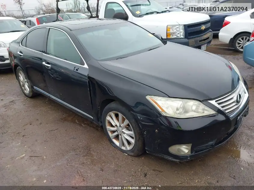 JTHBK1EG1A2370294 2010 Lexus Es 350