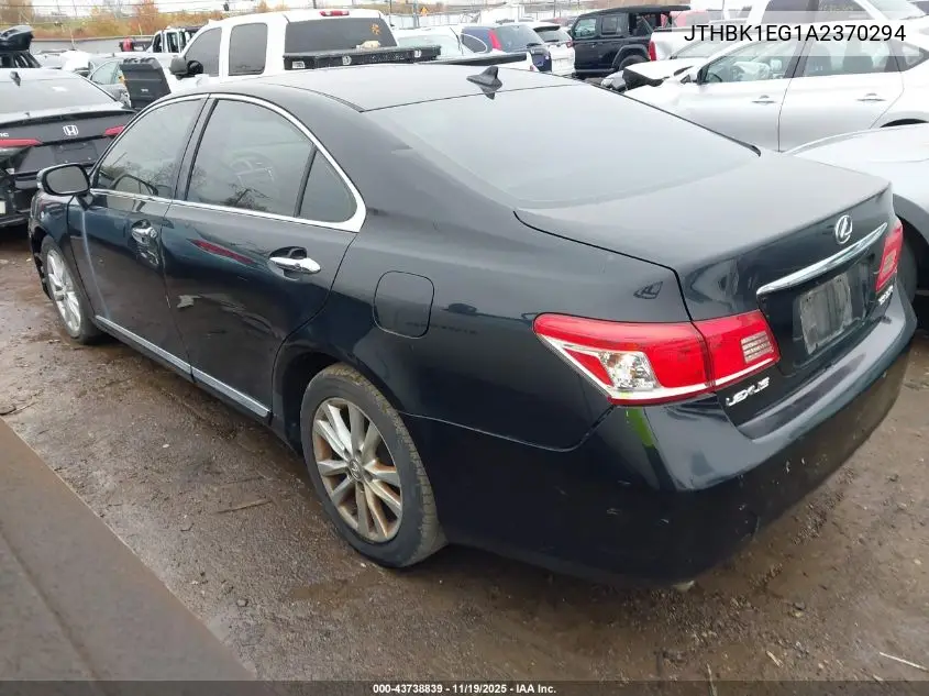 JTHBK1EG1A2370294 2010 Lexus Es 350