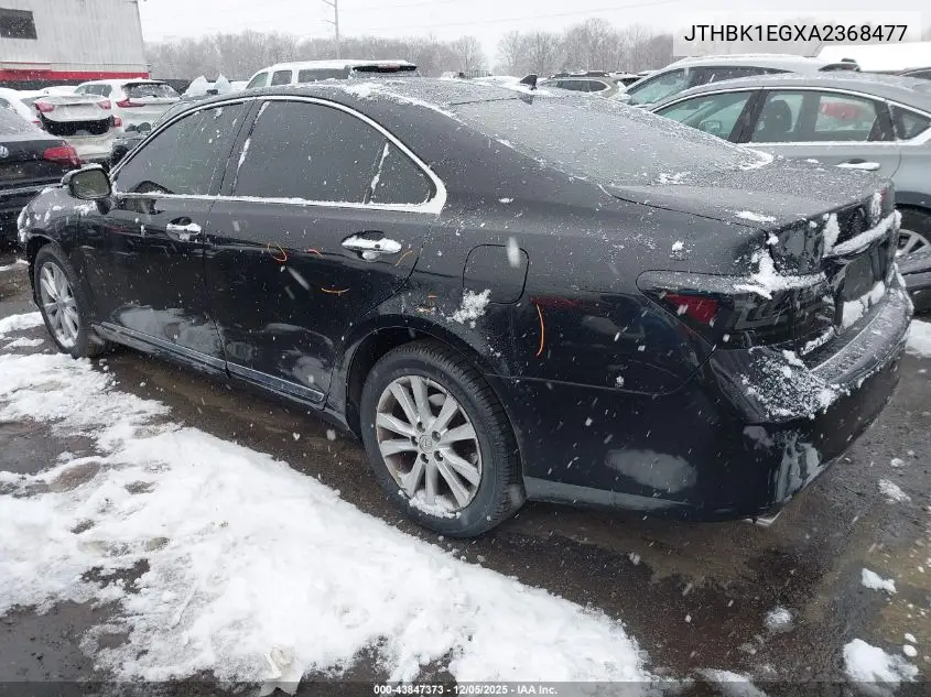JTHBK1EGXA2368477 2010 Lexus Es 350