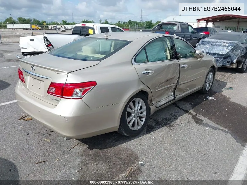 JTHBK1EG7B2466044 2011 Lexus Es 350