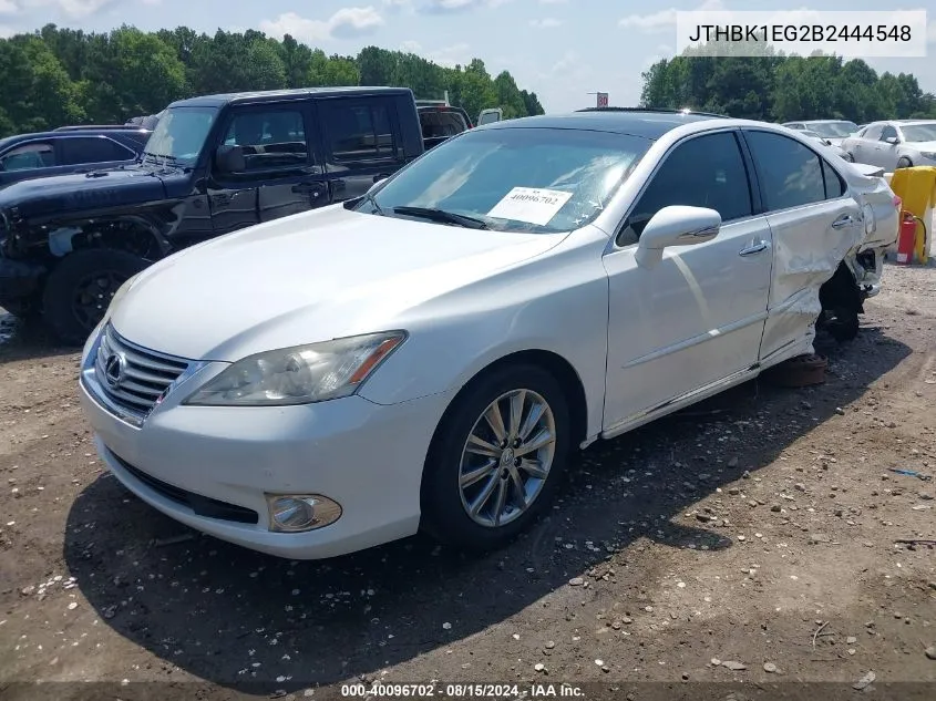 JTHBK1EG2B2444548 2011 Lexus Es 350