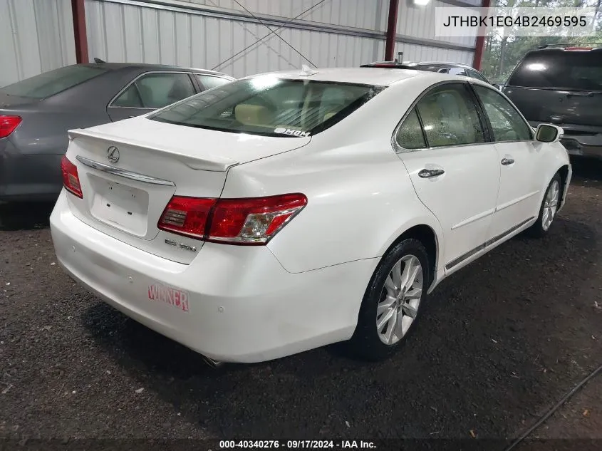 JTHBK1EG4B2469595 2011 Lexus Es 350